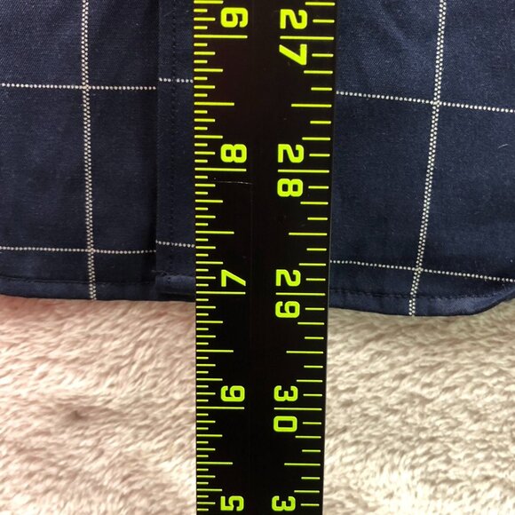 Mens Shirt Size 2XL Widowpane Short Sleeve Button Down Casual Navy Blue Travel - Picture 4 of 8